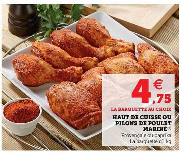 Haut De Cuisse Ou Pilons De Poult Marine