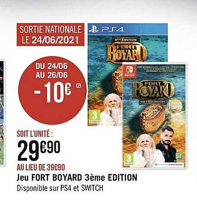 jeu fort boyard 3 ème édition
