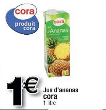 jus d'ananas cora
