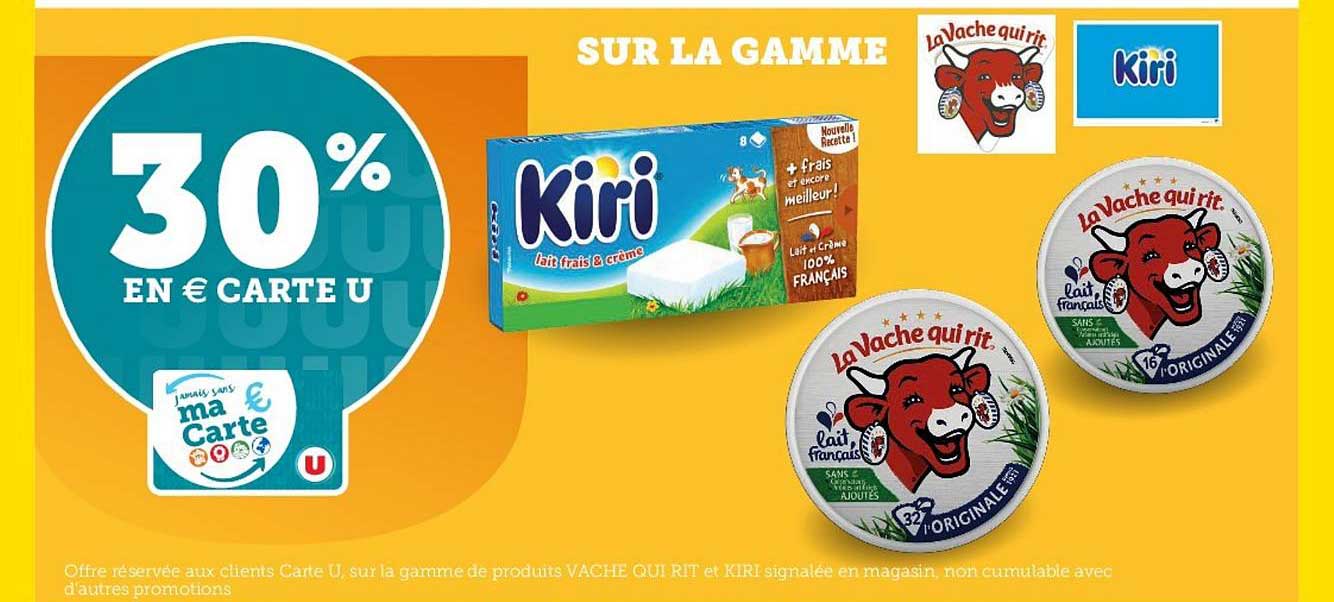 la gamme la vache qui rit