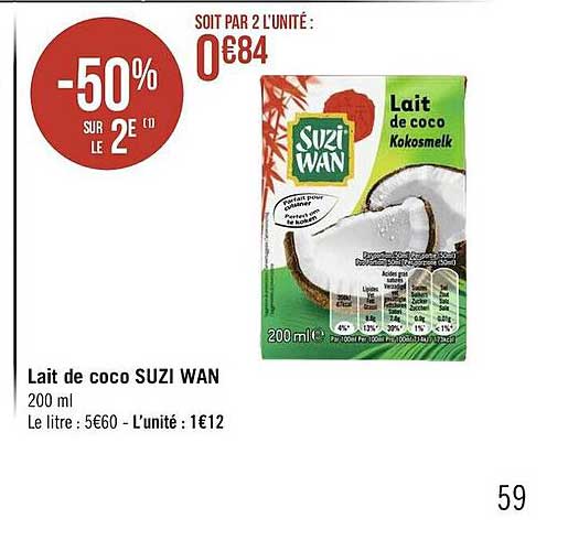 lait de coco suzi wan