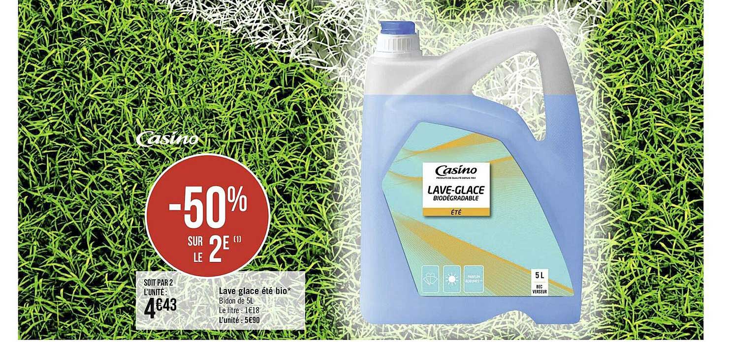 lave glace été bio