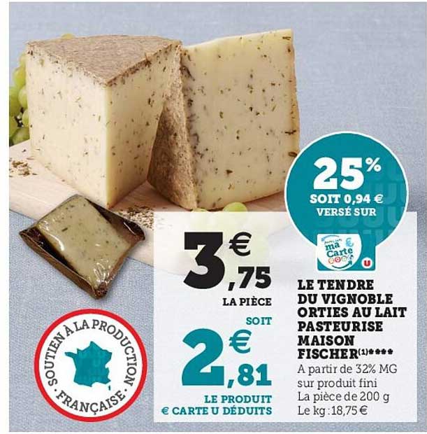 le tendre du vignoble orties au lait pasteurise maison fischer