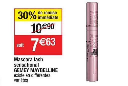 mascara lash sensational gemey maybelline