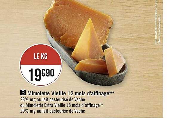 mimolette vieille 12 mois d'affinage