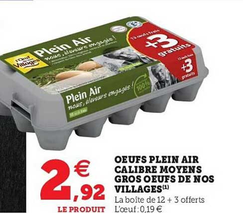 oeufs plein air caibre moyens gros oeufs de nos villages