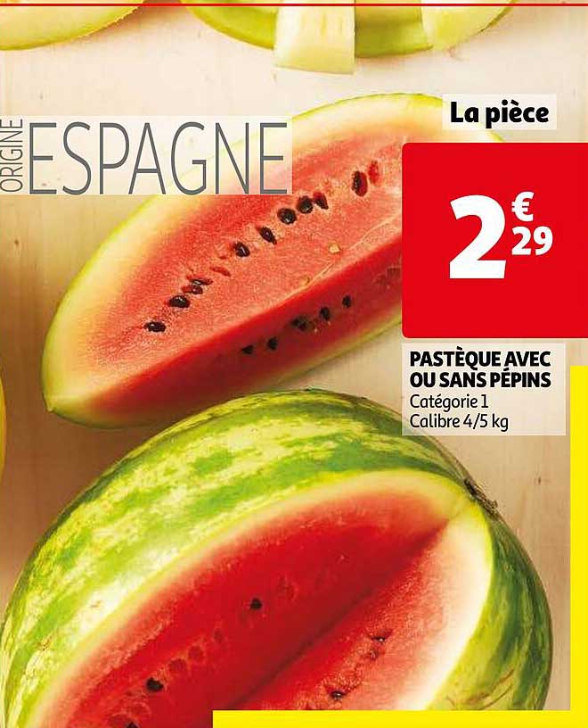 Pastèque Avec Ou Sans Pépins
