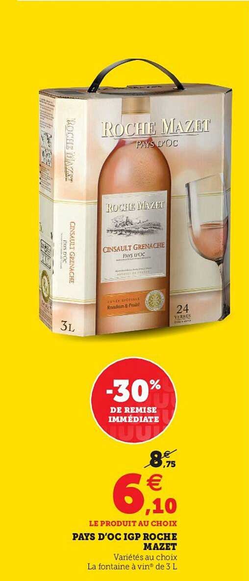 pays d'oc igp roche mazet