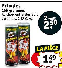 pringles 165 grammes