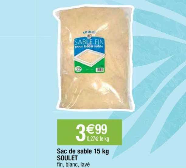 sac de sable 15 kg soulet