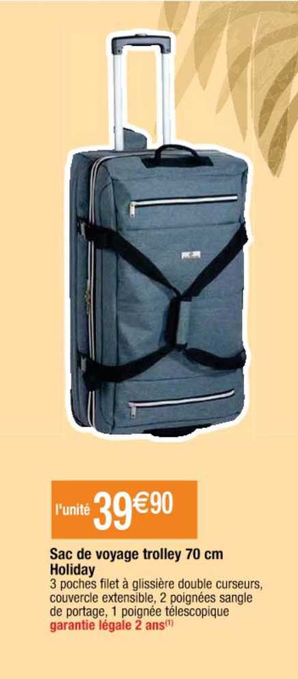 Sac De Voyage Trolley 70 Cm Holiday