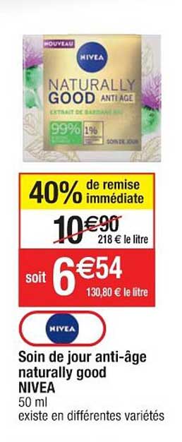 Soin De Jour Anti-âge Naturally Good Nivea