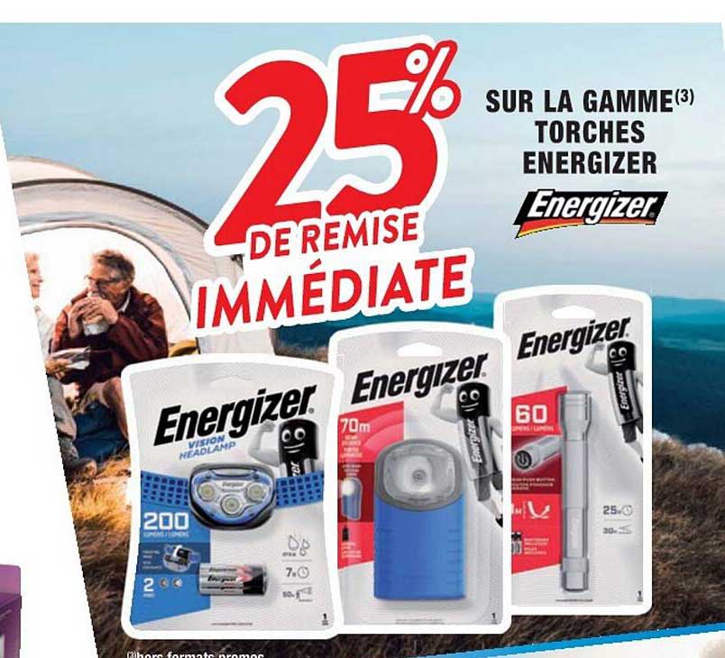 Sur La Gamme Torches Energizer