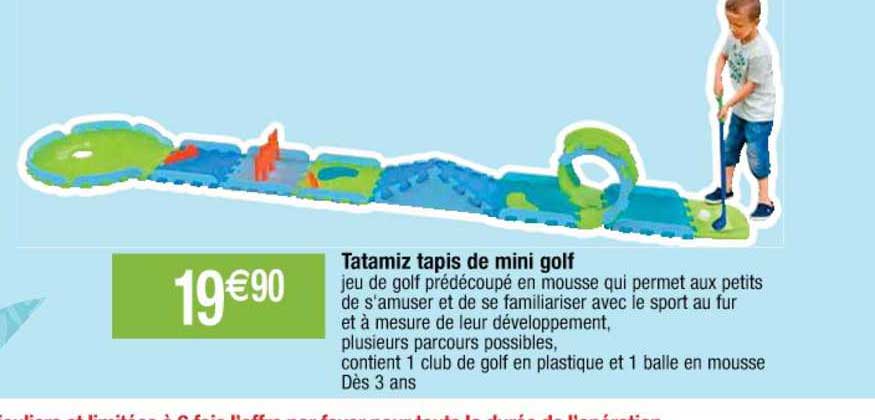 tatamiz tapis de mini golf