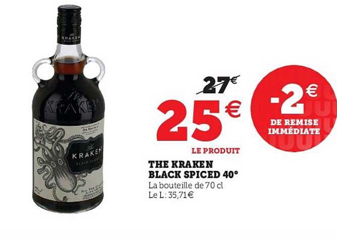 the kraken black spiced 40