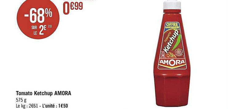 tomato ketchup amora