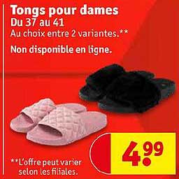 tongs pour dames