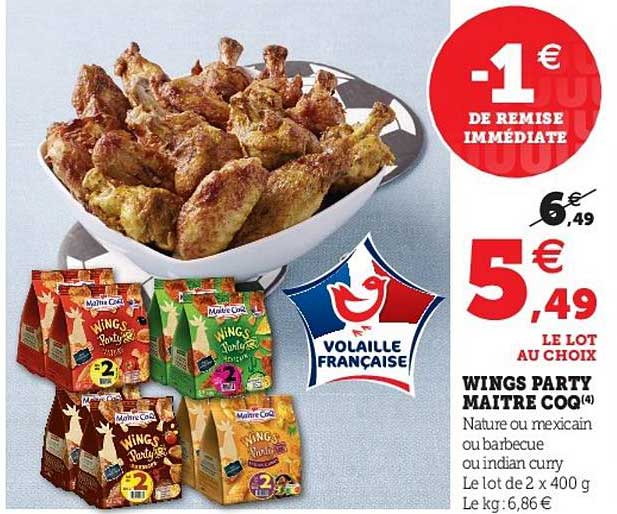 wings party maître coq