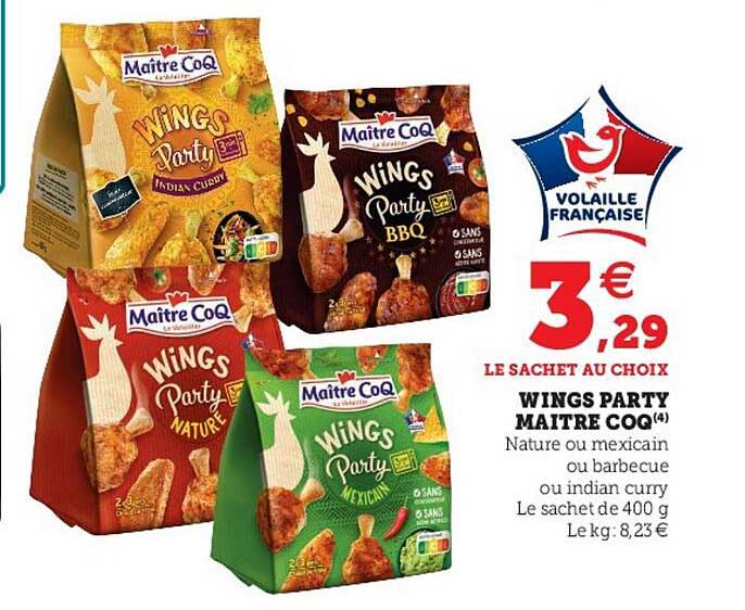 wings party maître coq
