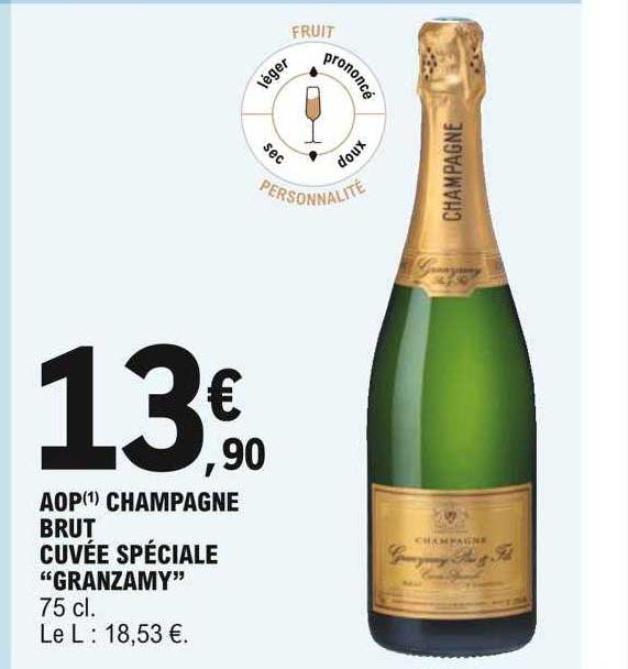 Aop Champagne Brut Cuvée Spéciale "granzamy"
