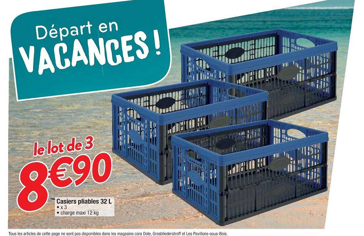 casiers pliables 32l