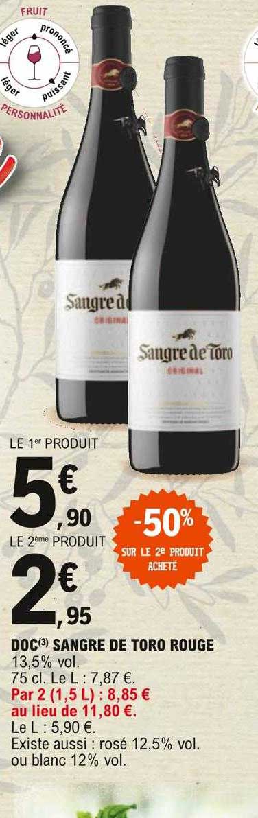 doc sangre de toro rouge