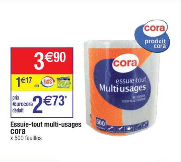 essuie-tout multi-usages cora