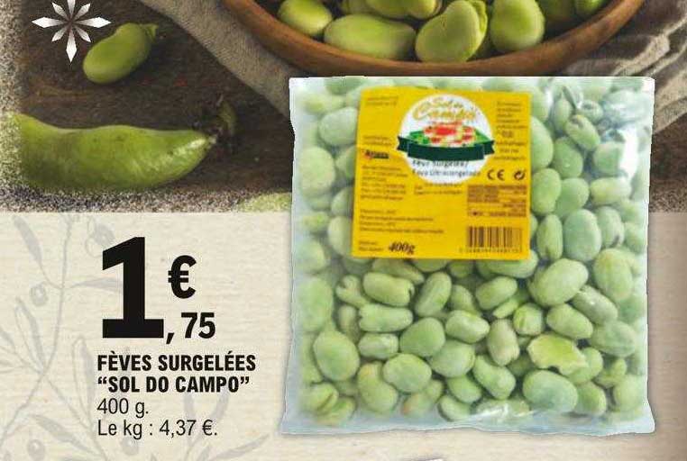 fèves surgelées "sol do campo"