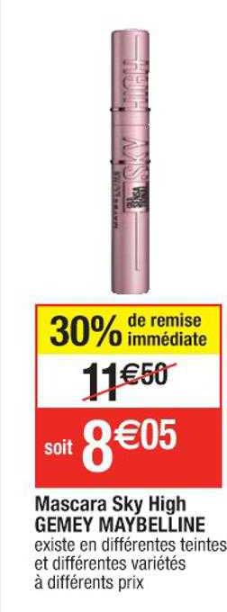 mascara sky high gemey maybelline