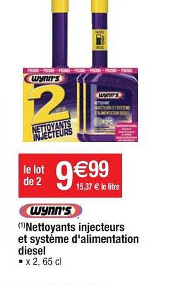 nettoyants injecteurs et système d'alimentation diesel wynn's