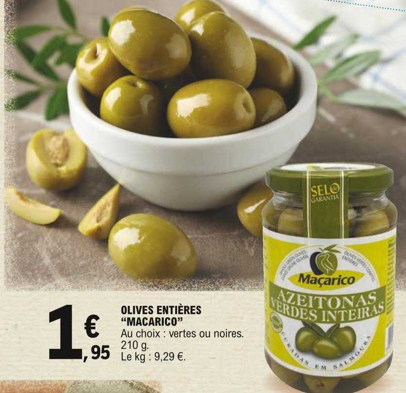 olives entières "macarico"