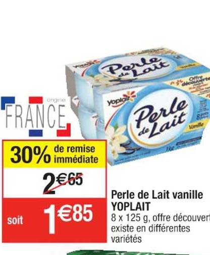 Perle De Lait Vanille Yoplait