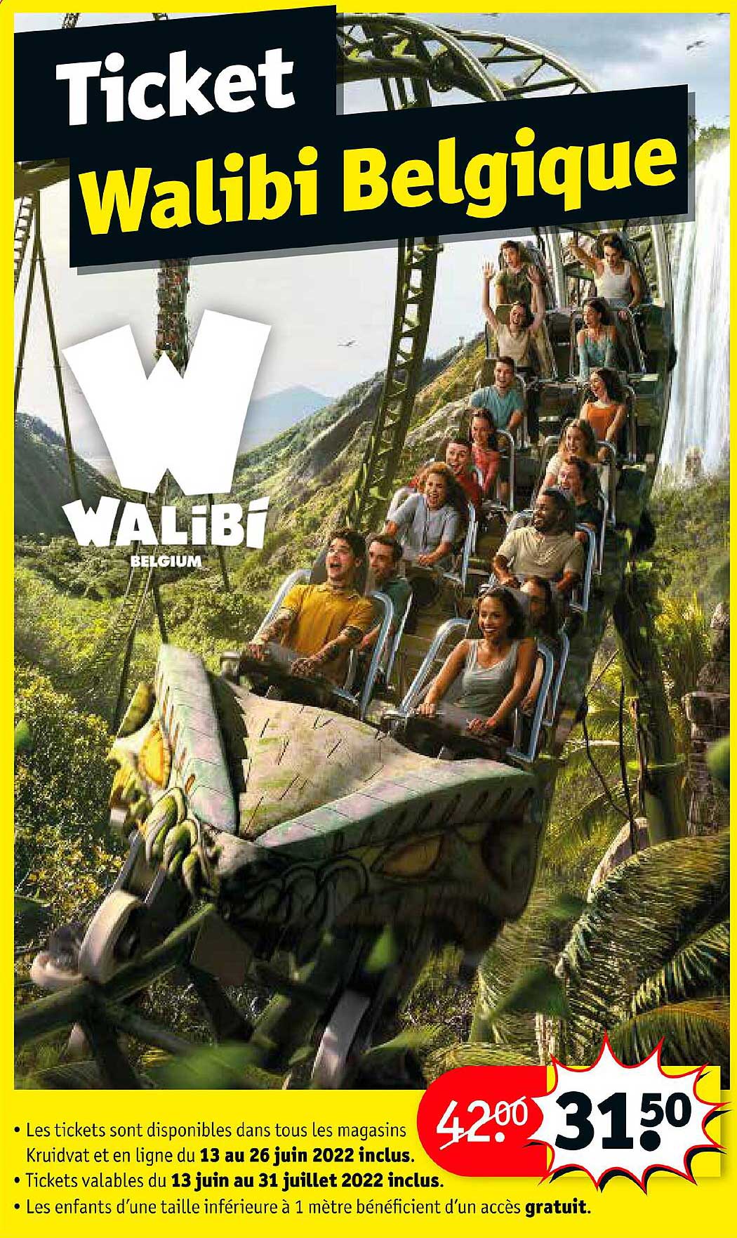 ticket walibi belgique