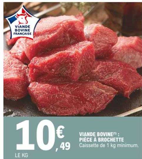 Viande Bovine : Pièce à Brochette