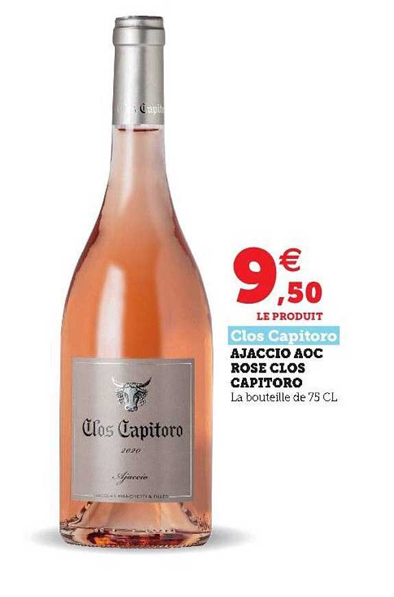 Ajaccio Aoc Rose Clos Capitoro