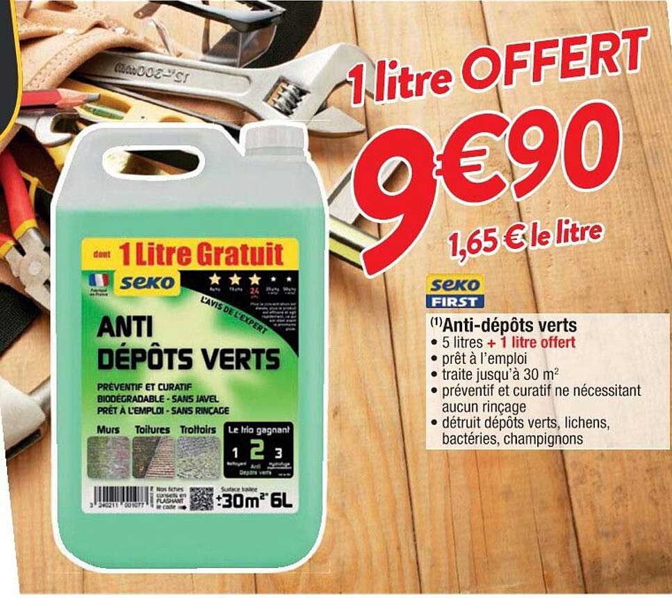 anti-dépôts verts seko first