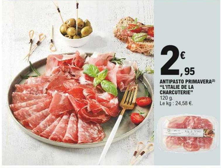 Antipasto Primavera "l'italie De La Charcuterie"
