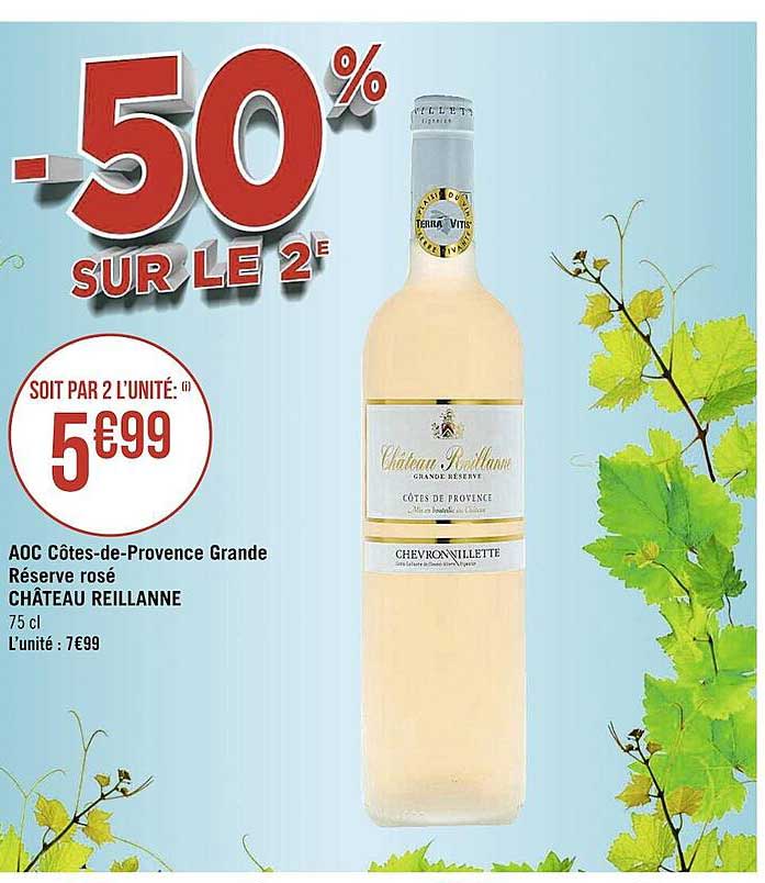 aoc côtes-de-provence grande réserve rosé château reillanne