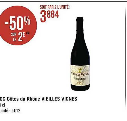 aoc côtes du rhône vieilles vignes