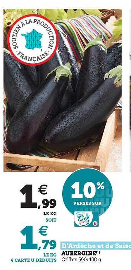 aubergine d'ardèche et de saison