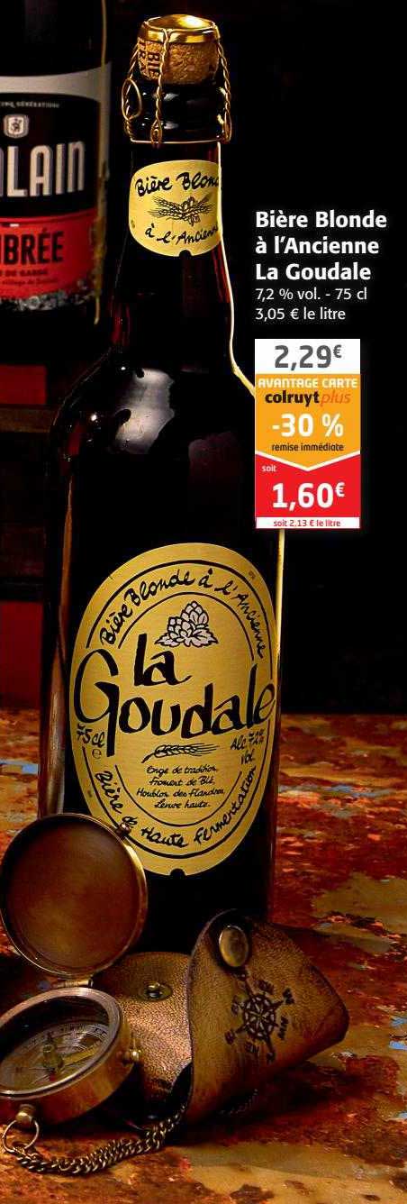 Bière Blonde à L'ancienne La Goudale
