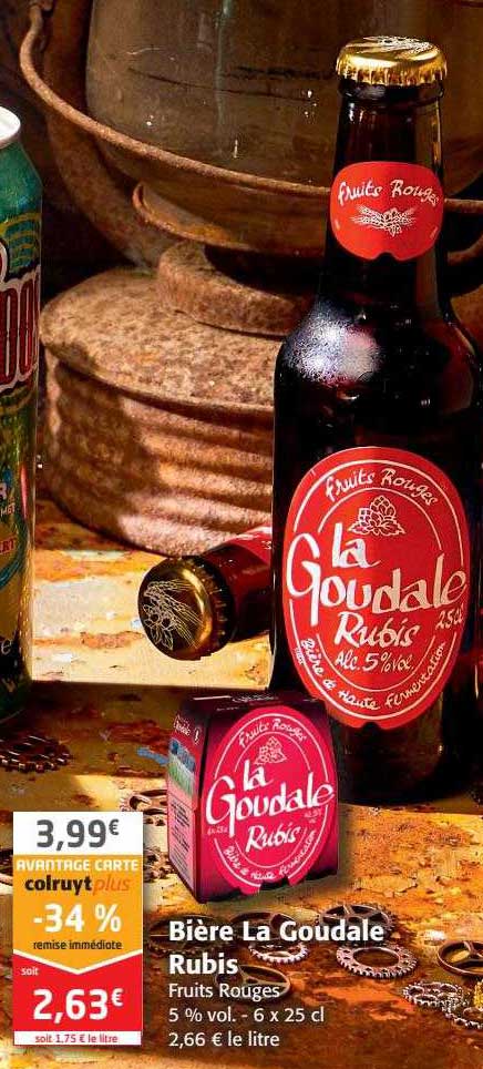 Bière La Goudale Rubis