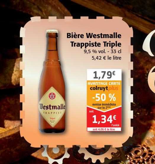 bière westmalle trappiste triple
