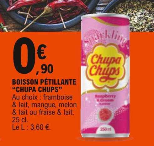 boisson pétillante "chupa chups"
