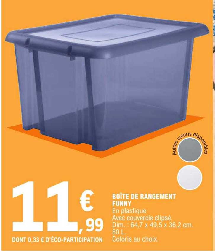 boîte de rangement funny