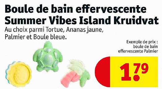Boule De Bain Effervescente Summer Vibes Island Kruidvat
