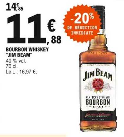 bourbon whiskey "jim beam"