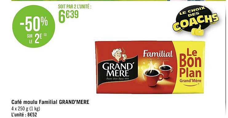 Café Moulu Familial Grande'mère