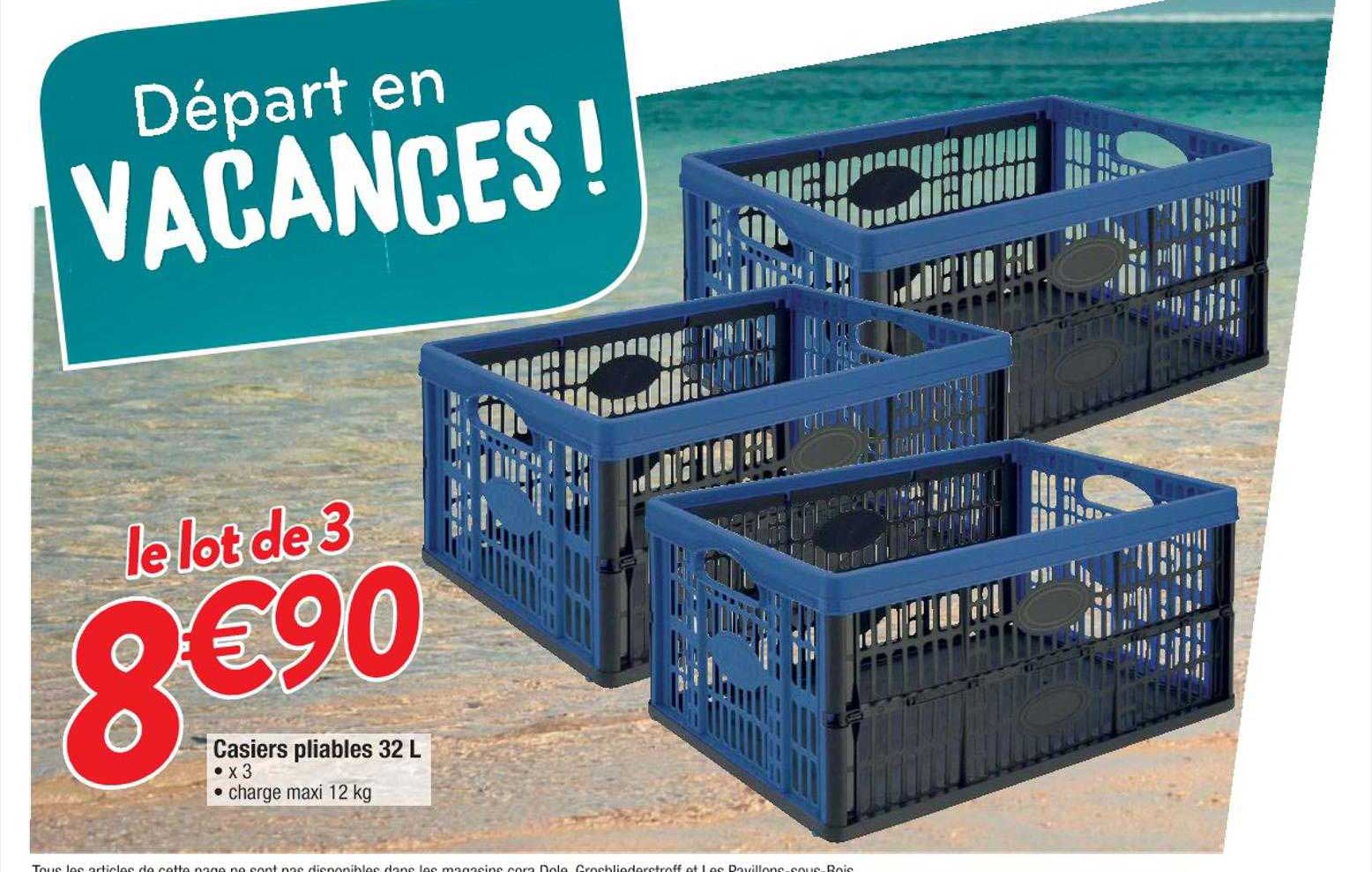 casiers pliables 32l