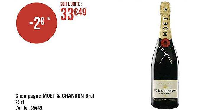 champagne moet & chandon brut
